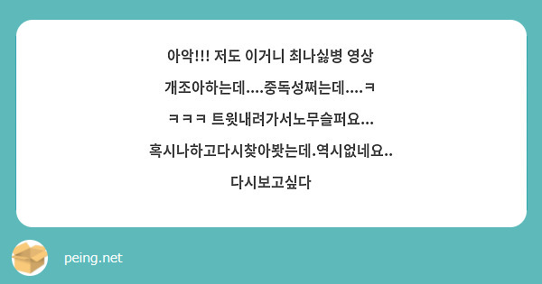 개조아 영상 