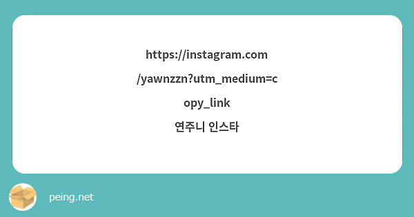 https://instagram.com/yawnzzn?utm_medium=copy_link
연주니 인스타