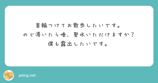 首輪 露出 散歩 コレクション