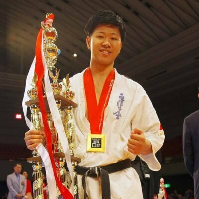 福地勇人　空手世界チャンピオン